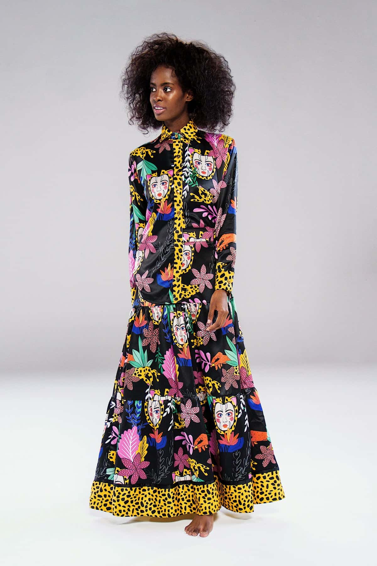 Falda Maxi Camuflaje