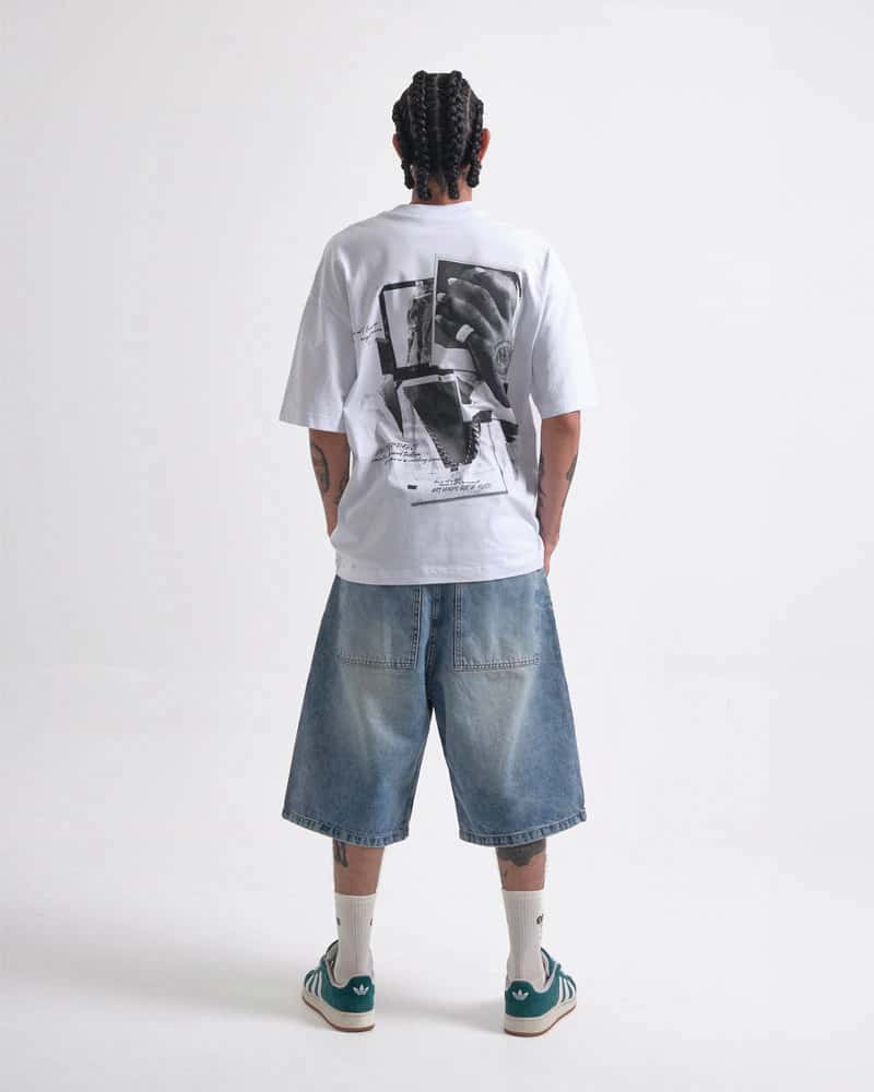 Camiseta Blanca Oversize Nightnare - miniatura 3
