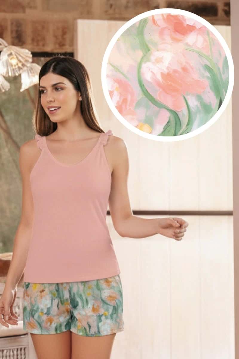 Pijama Short Estampado