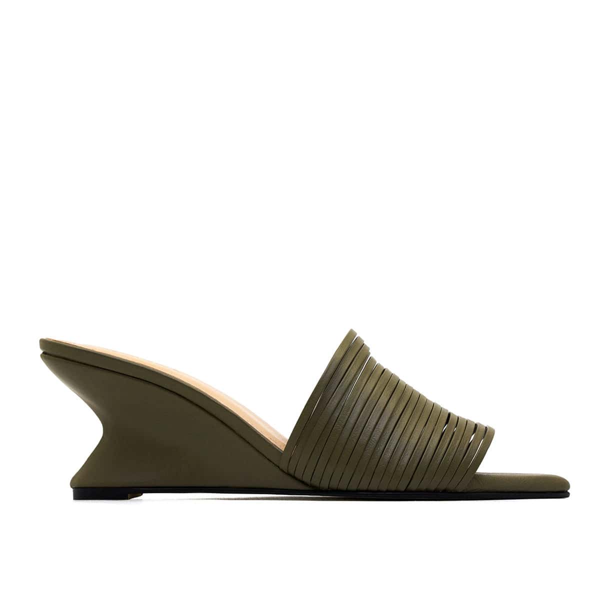 EMILIA OLIVE HEELS