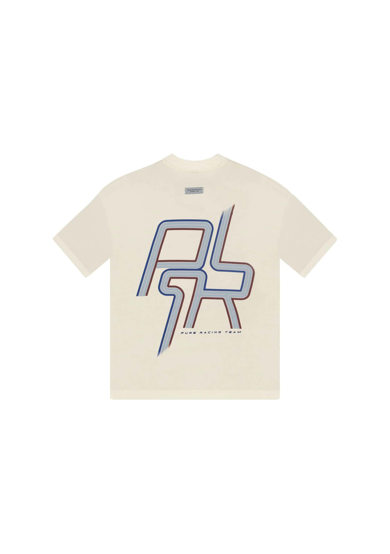 Overdrive Ivory Racing Lines T-Shirt - miniatura 1