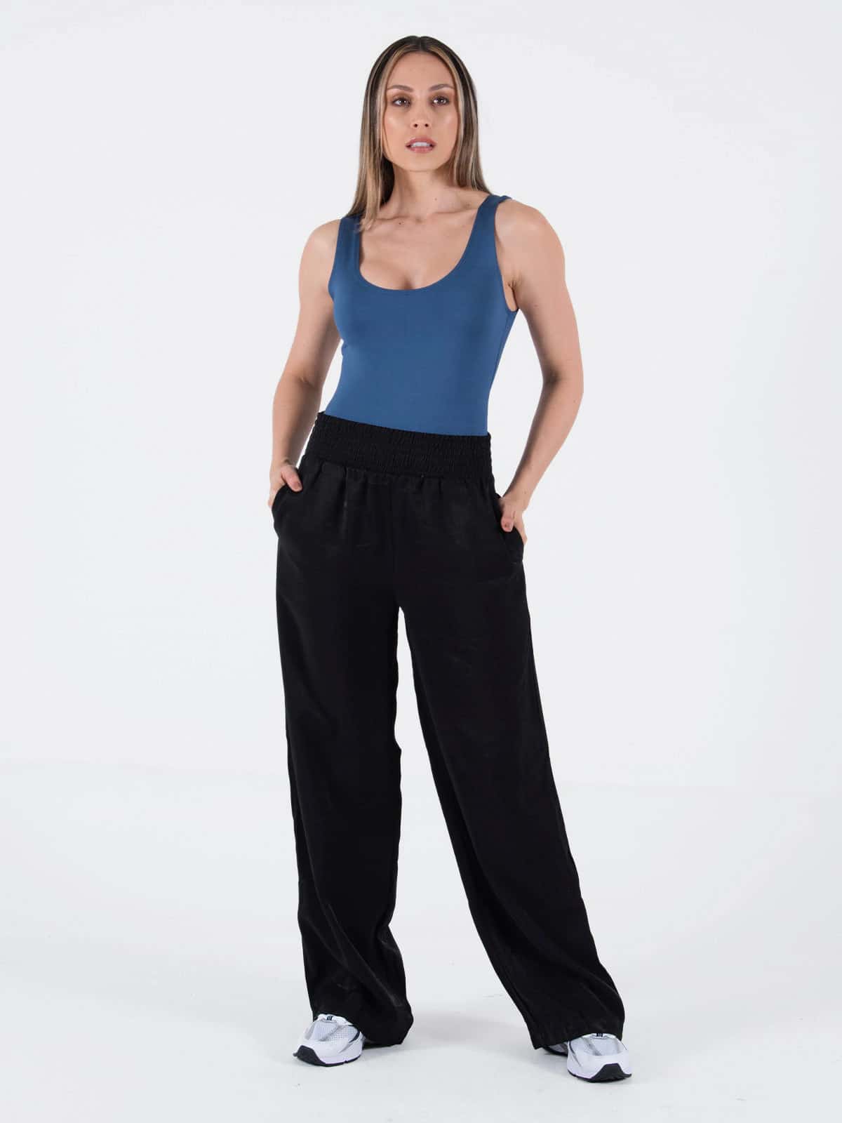 pantalon karina shiny negro - miniatura 2