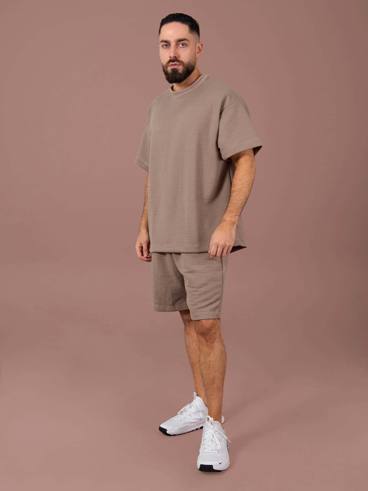 set mucura hombre cafe claro