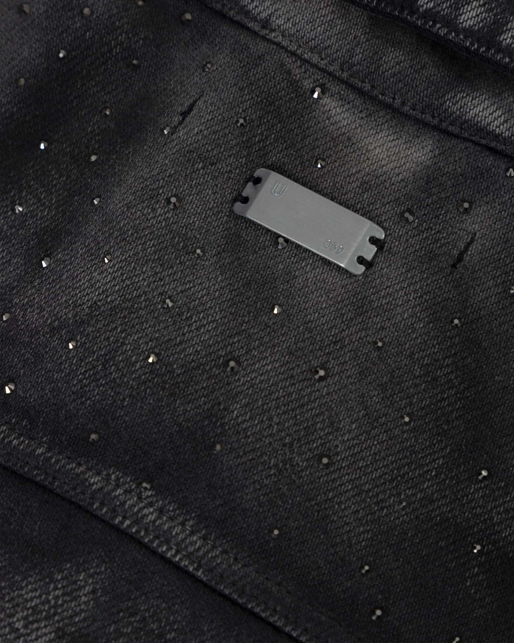 94' UNDRGLD Double Destroyed Jacket Vintage Gray - miniatura 4