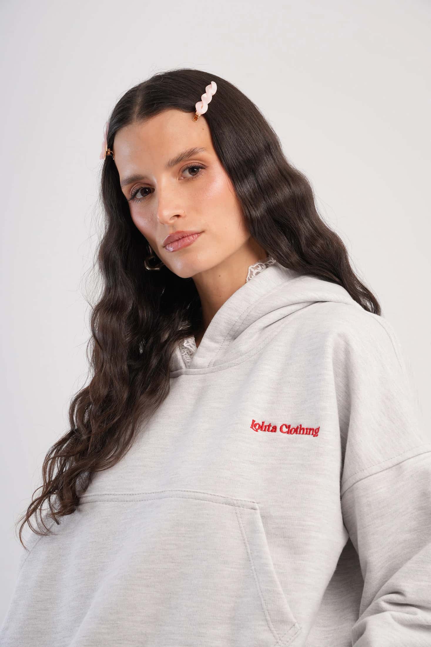Love hoodie - Gris Jaspe - miniatura 6