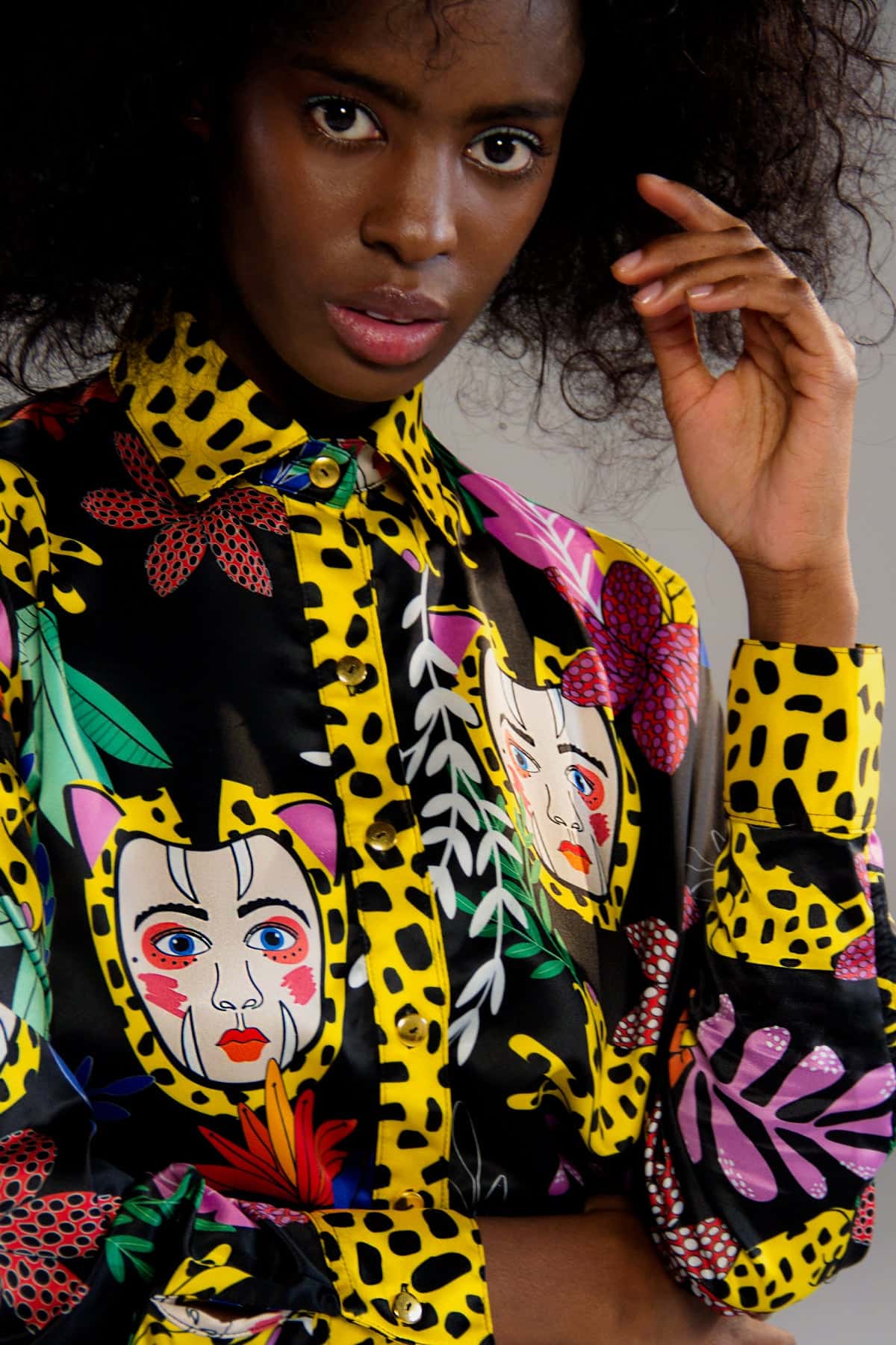 Camisa Manga Larga Unisex / Estampado Camuflaje