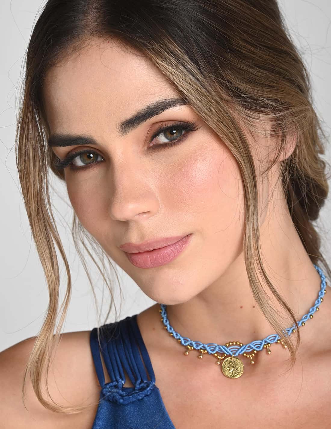 Choker Lía Blue Sky