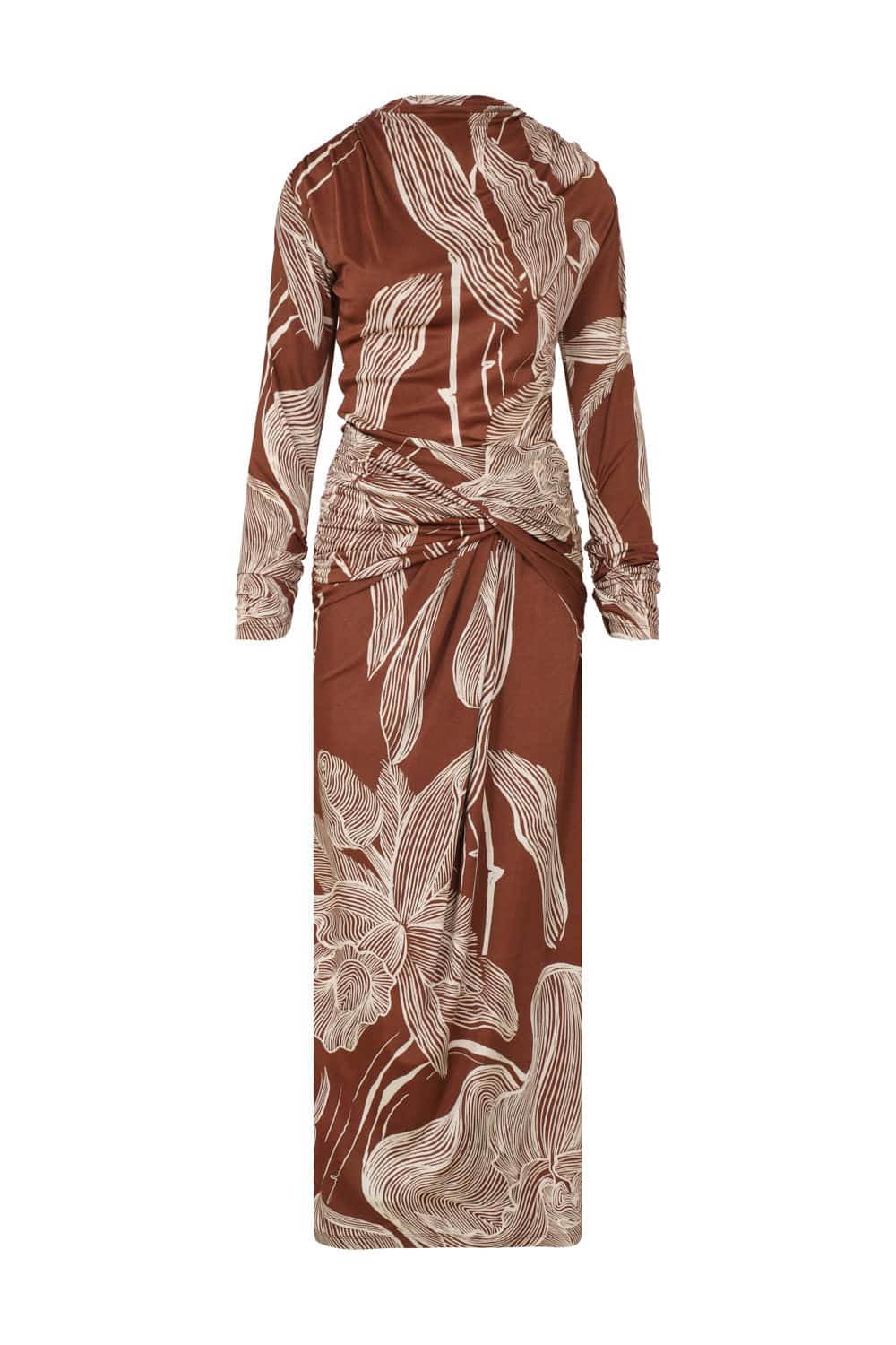 Vestido velvet wu moca - miniatura 2