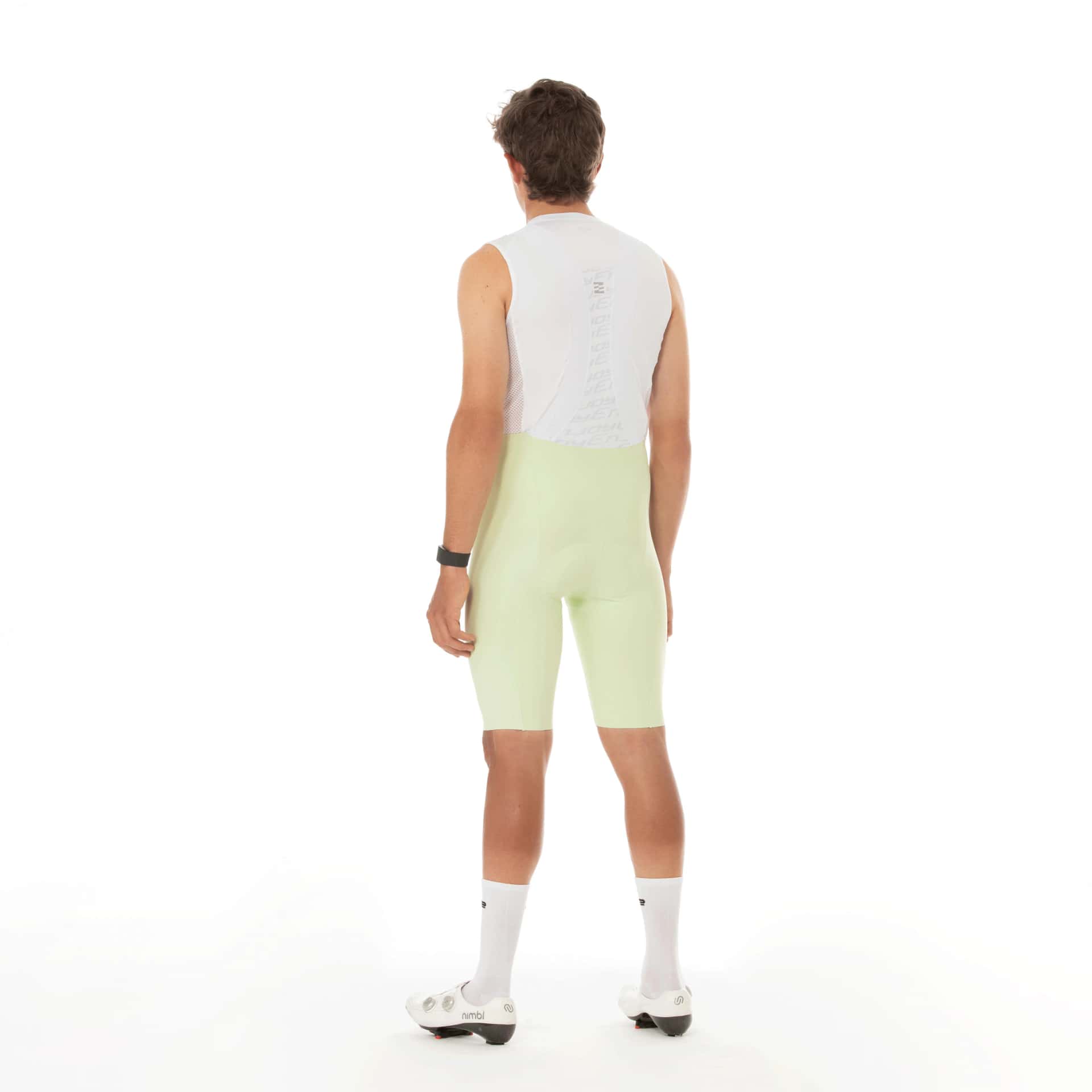 Pantaloneta Venge Verde Manzana Con Cortes - miniatura 4