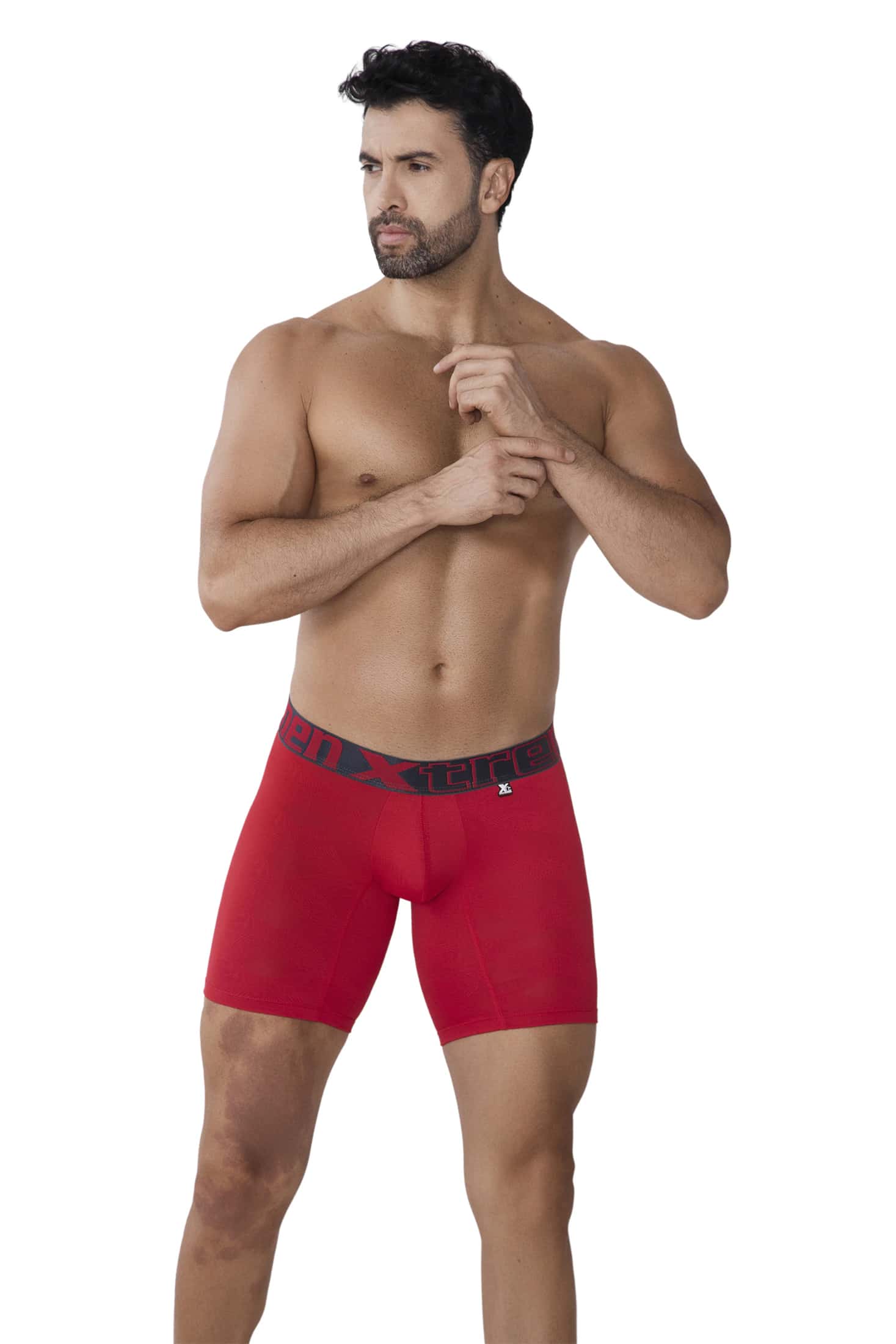 BOXER JACQUARD ONDAS ROJO