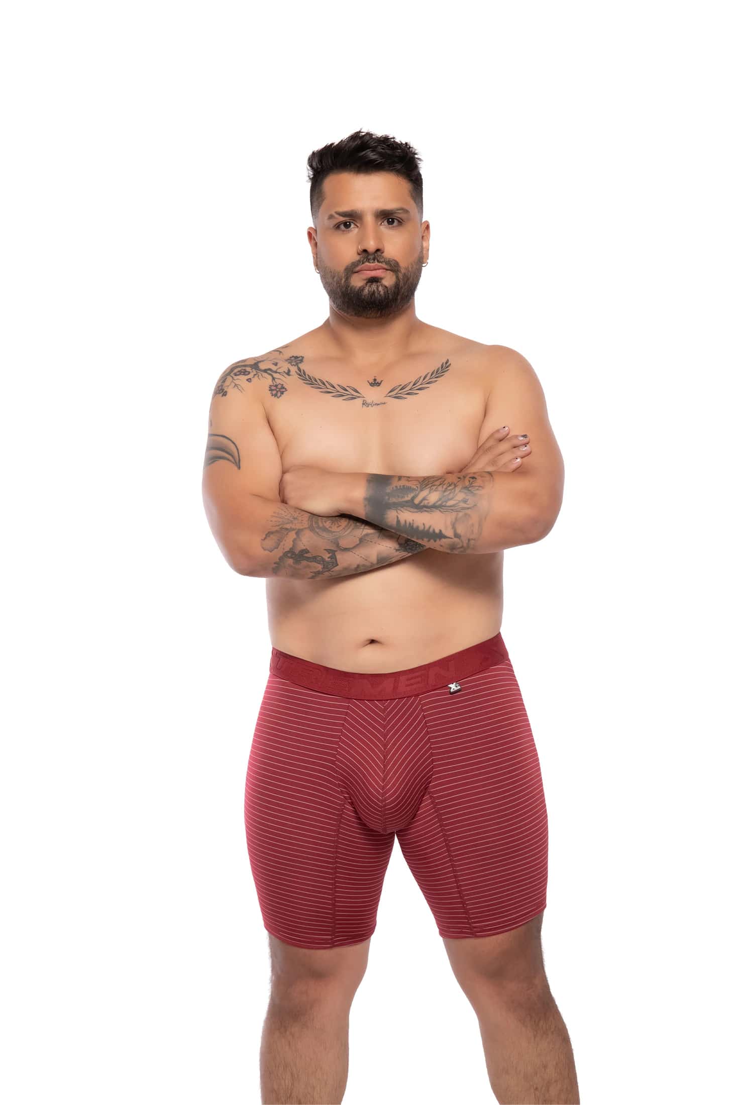 BOXER MICROFIBRA RAYAS EXTRA BLANCO - miniatura 2