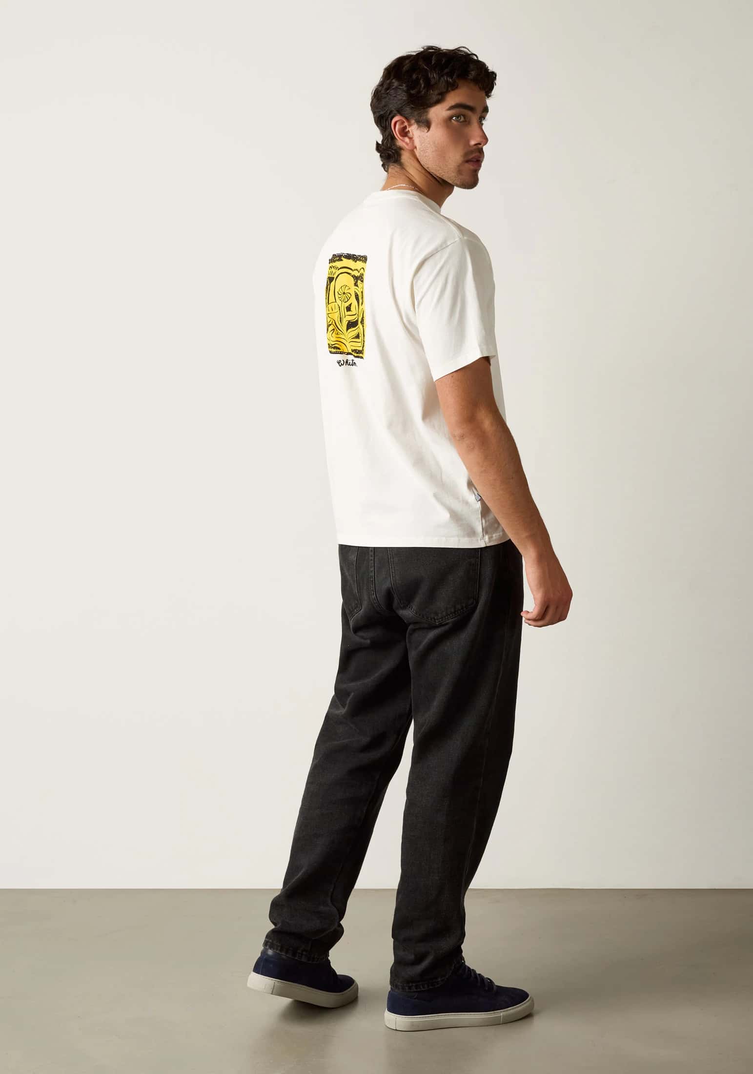 Camiseta H Glenn Estampada Marfil - miniatura 1