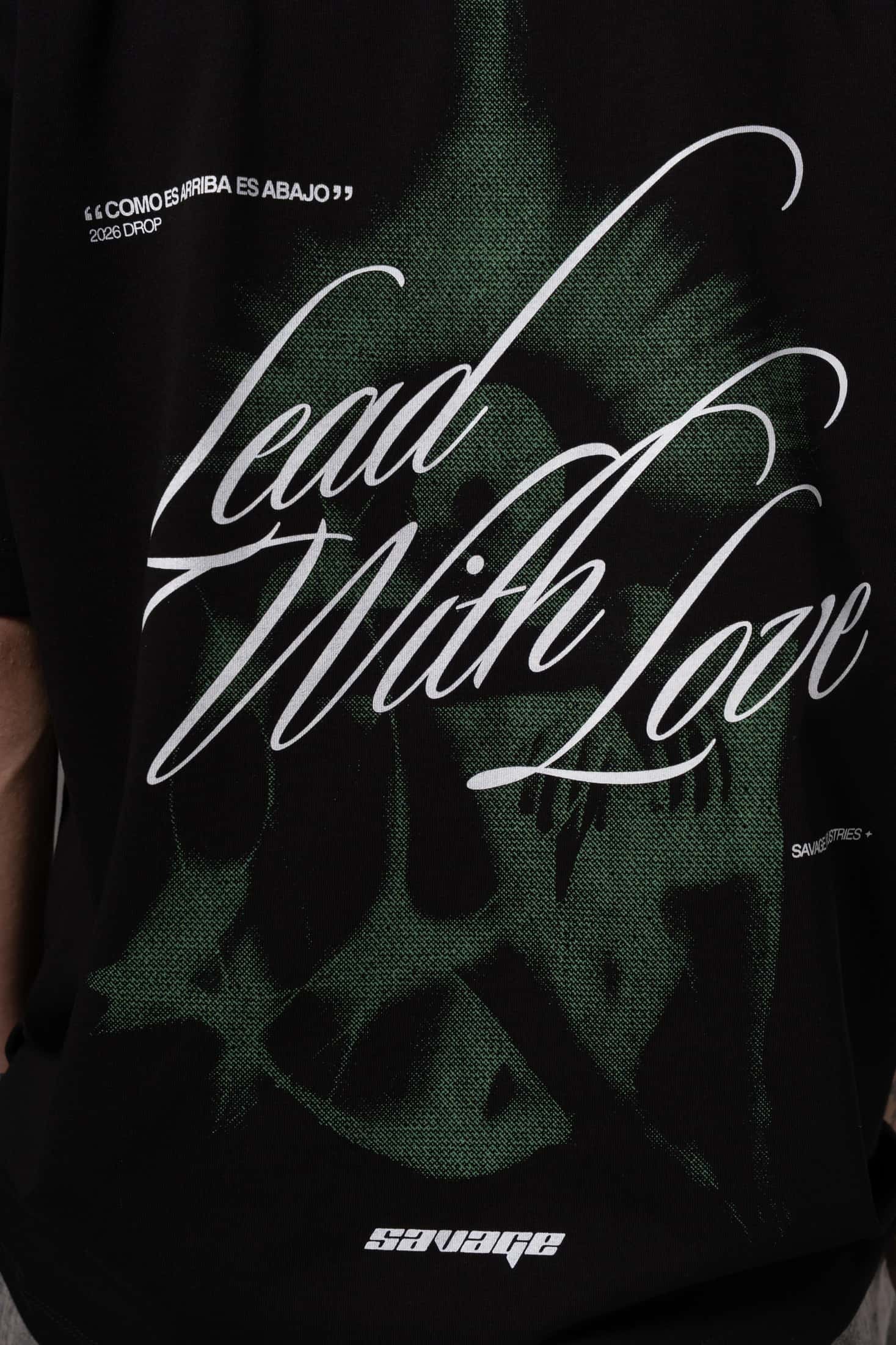 Camiseta Oversize  Como es arriba es abajo savage  250 gramos 14647 - miniatura 6