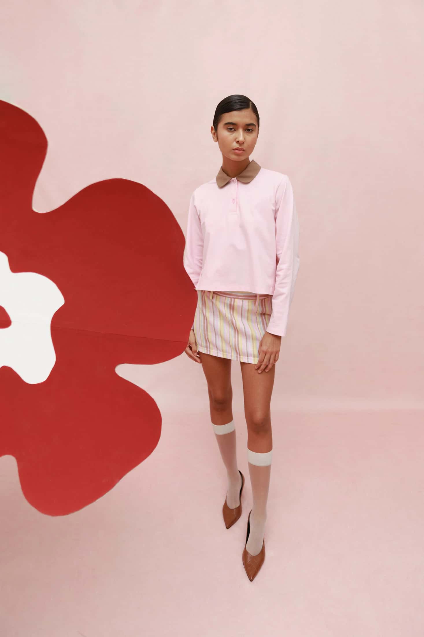 ROSE MAXI POLO