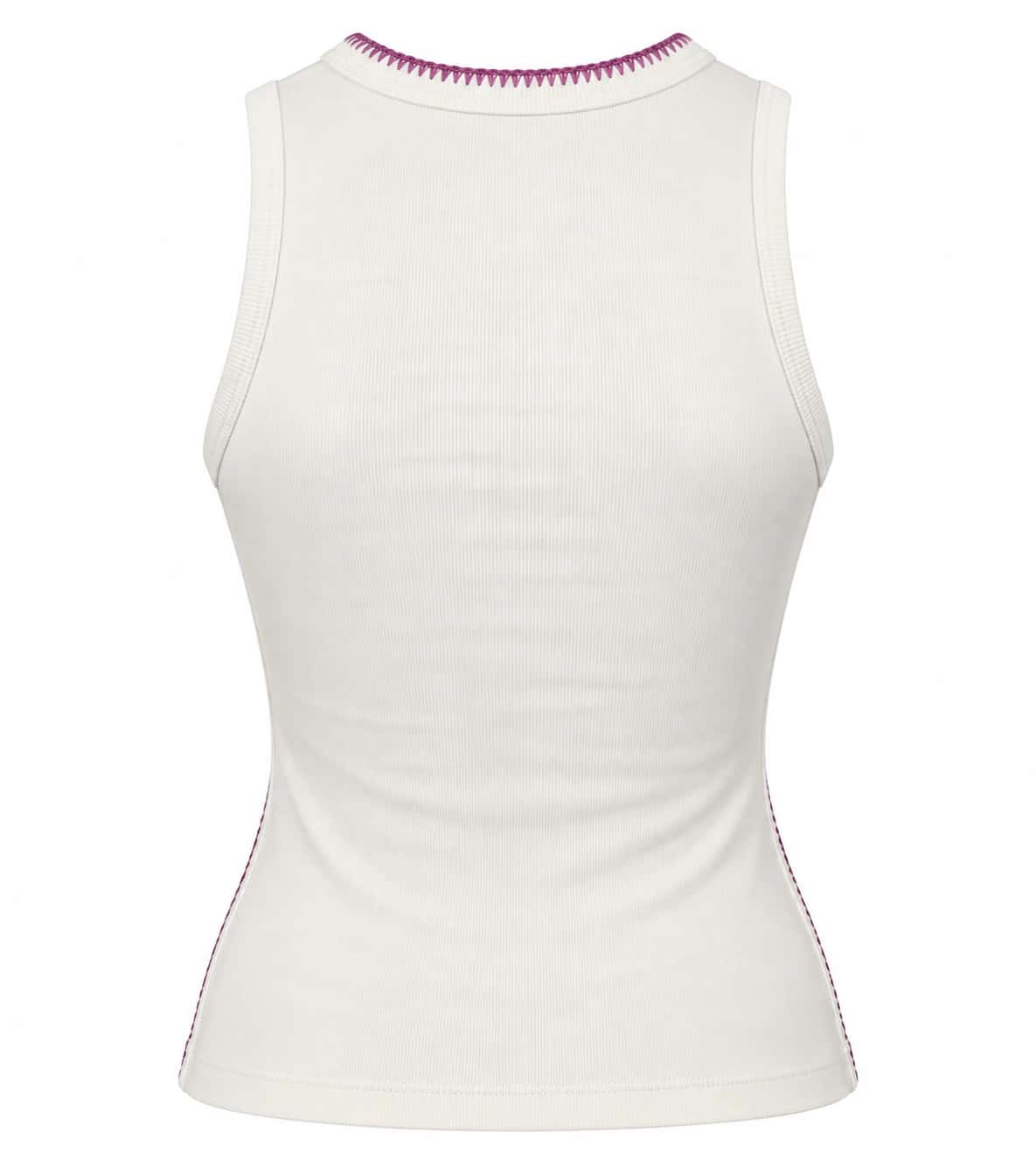 ELODIE TANK TOP IVORY - miniatura 3