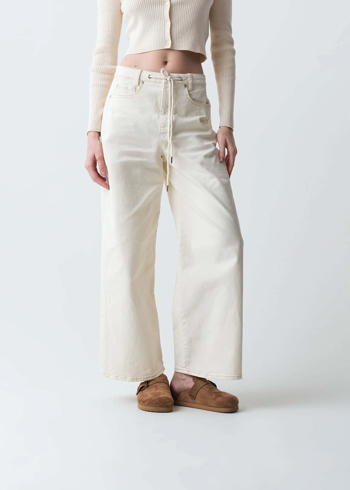Pantalón Wide Leg Long tiro alto