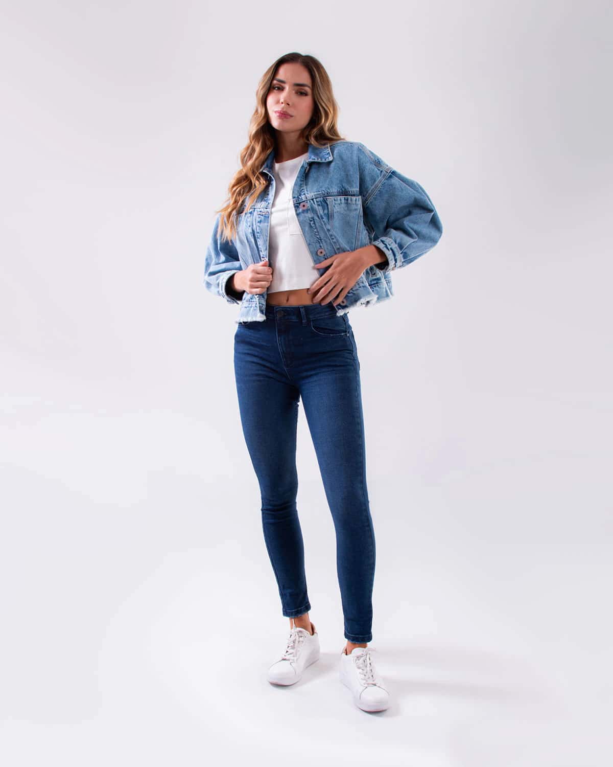 Chaqueta denim para mujer