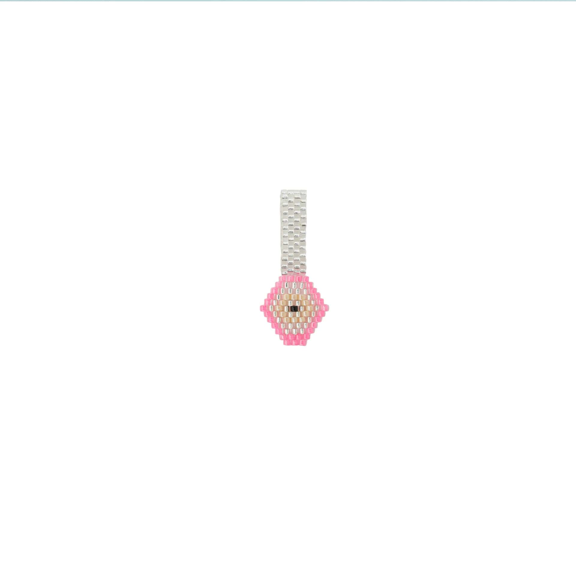 Dije Ojito Silver and Pink