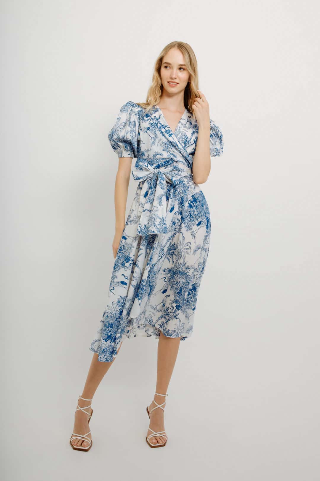 Monica Dress Blue - miniatura 2
