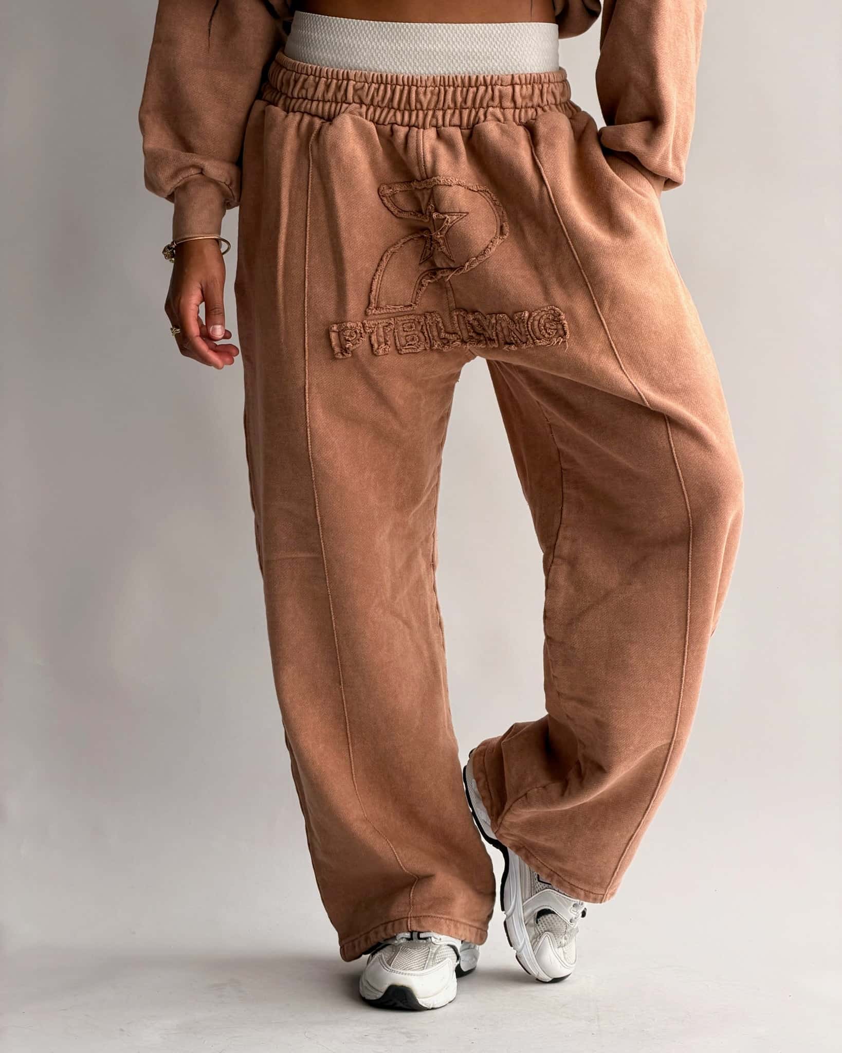 JOGGER STAR GANG CAFÉ MUJER - miniatura 1