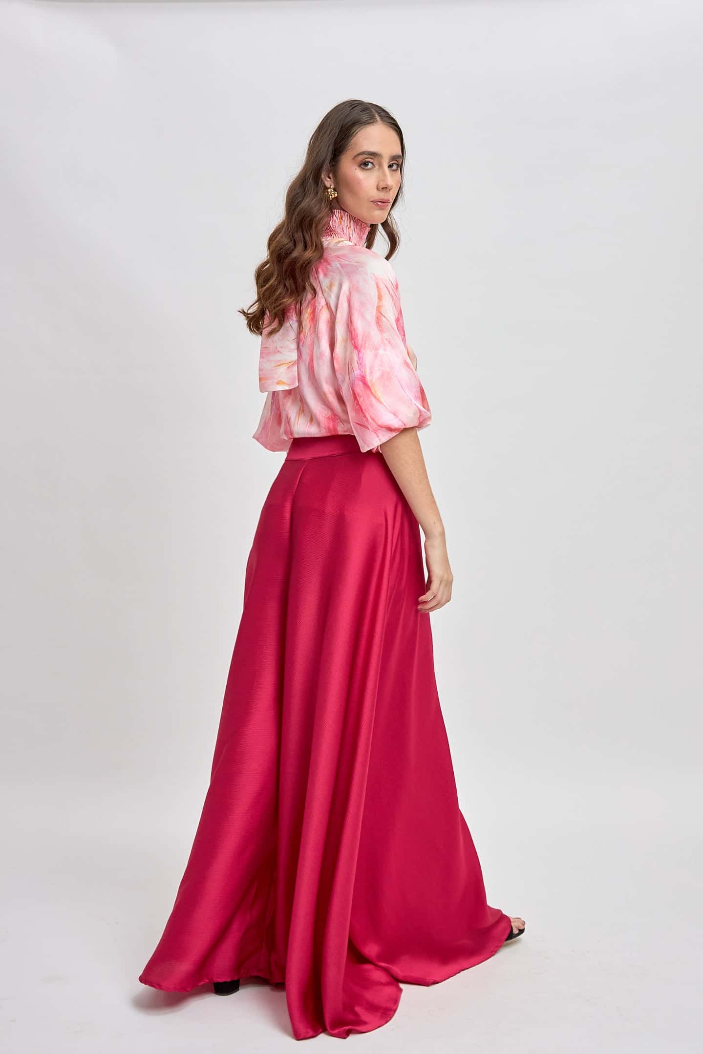 Blusa Brestel Plumas Salmon - miniatura 5
