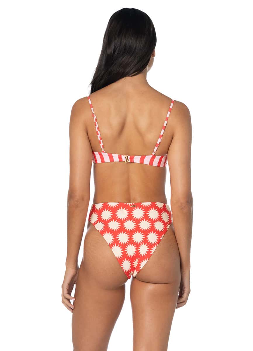 Maaji Shimmering Horizon Sully High Rise Classic Bikini Bottom