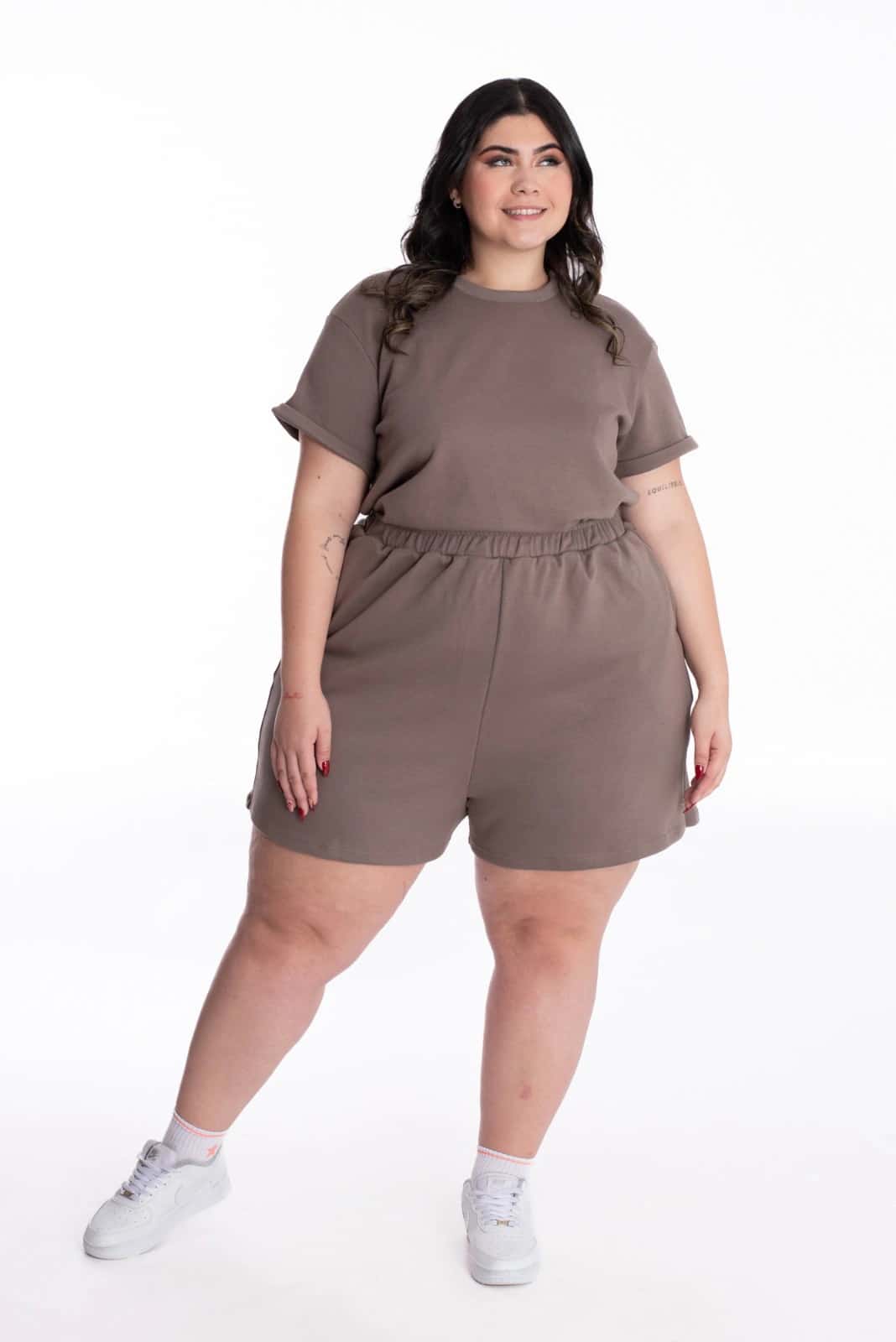 Short Lorena Cocoa Tela Premium