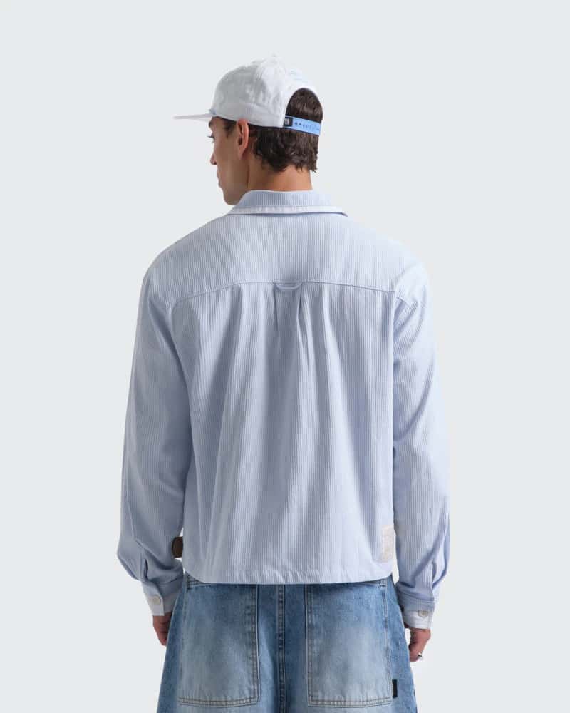 Camisa Azul Boxy Oxford Club - miniatura 2