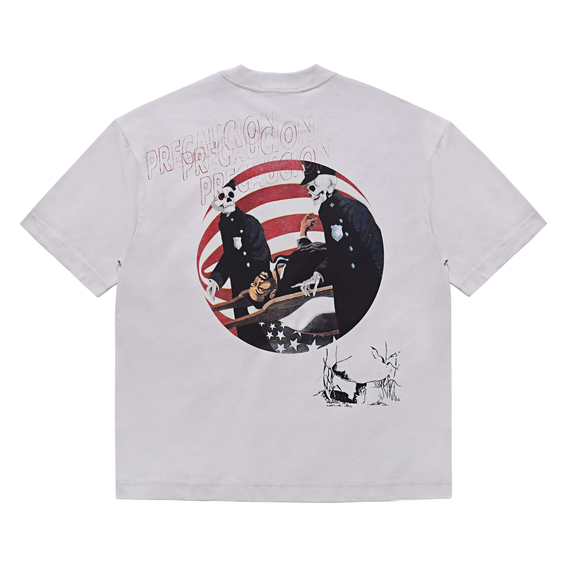 PRE-CAUCION GRAY T-SHIRT - miniatura 2