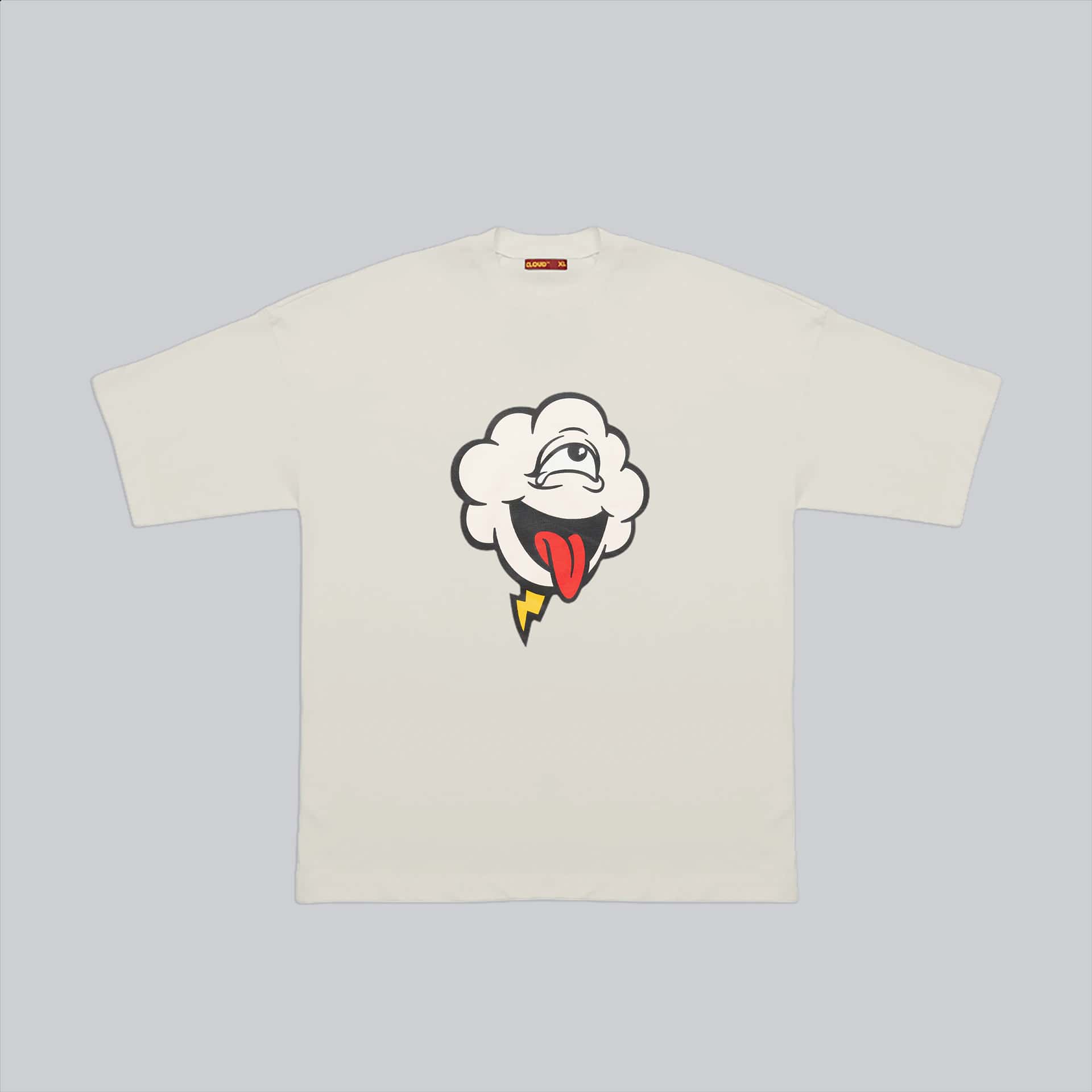 Camiseta nube marfil