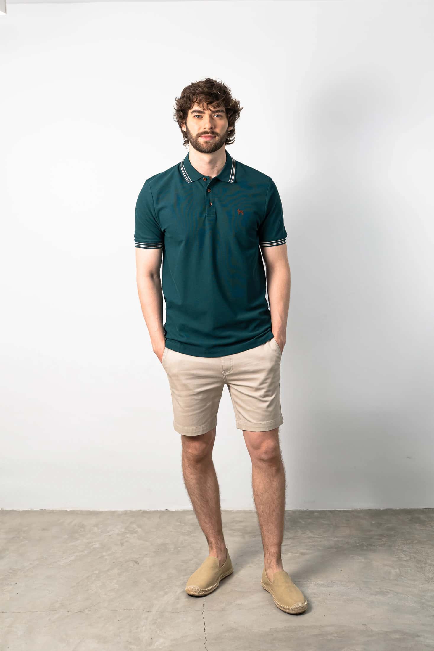 Polo Básica Verde Esmeralda
