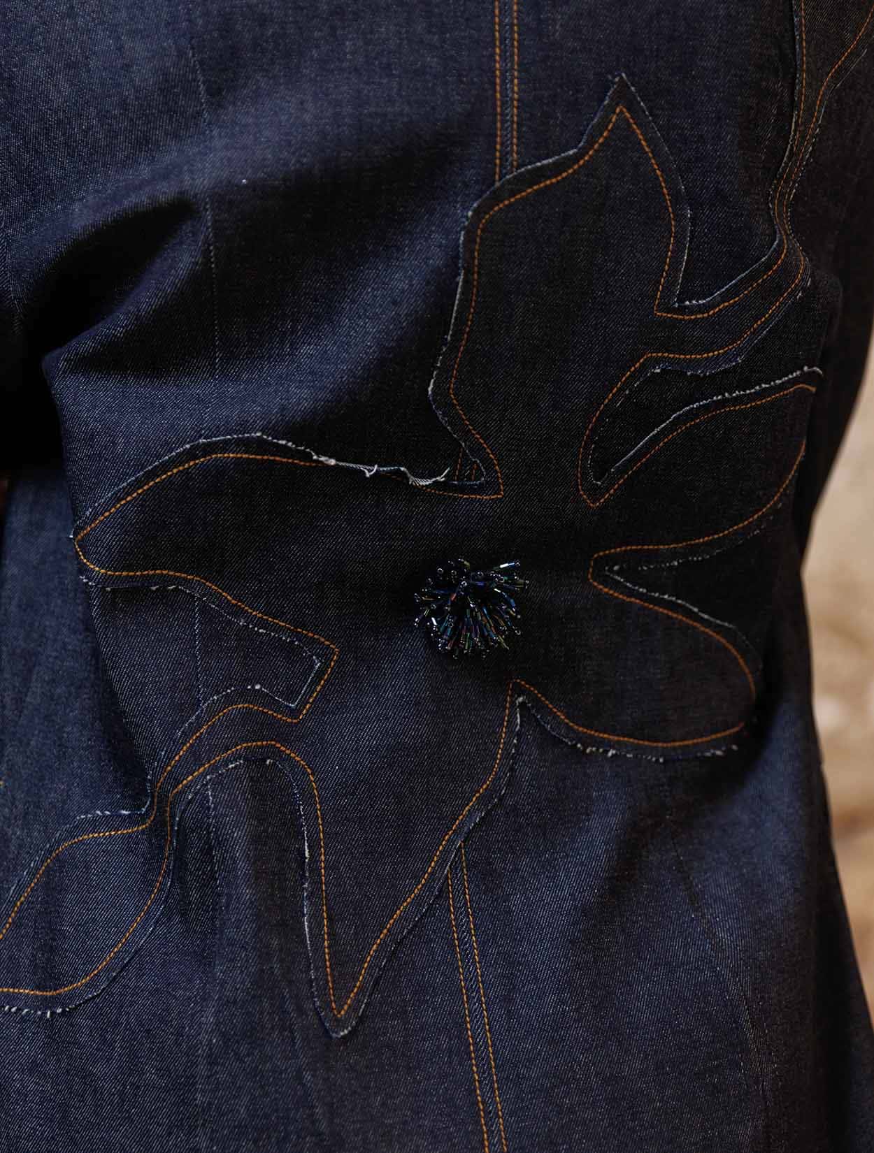 BLAZER DEMIN FLOR - miniatura 3
