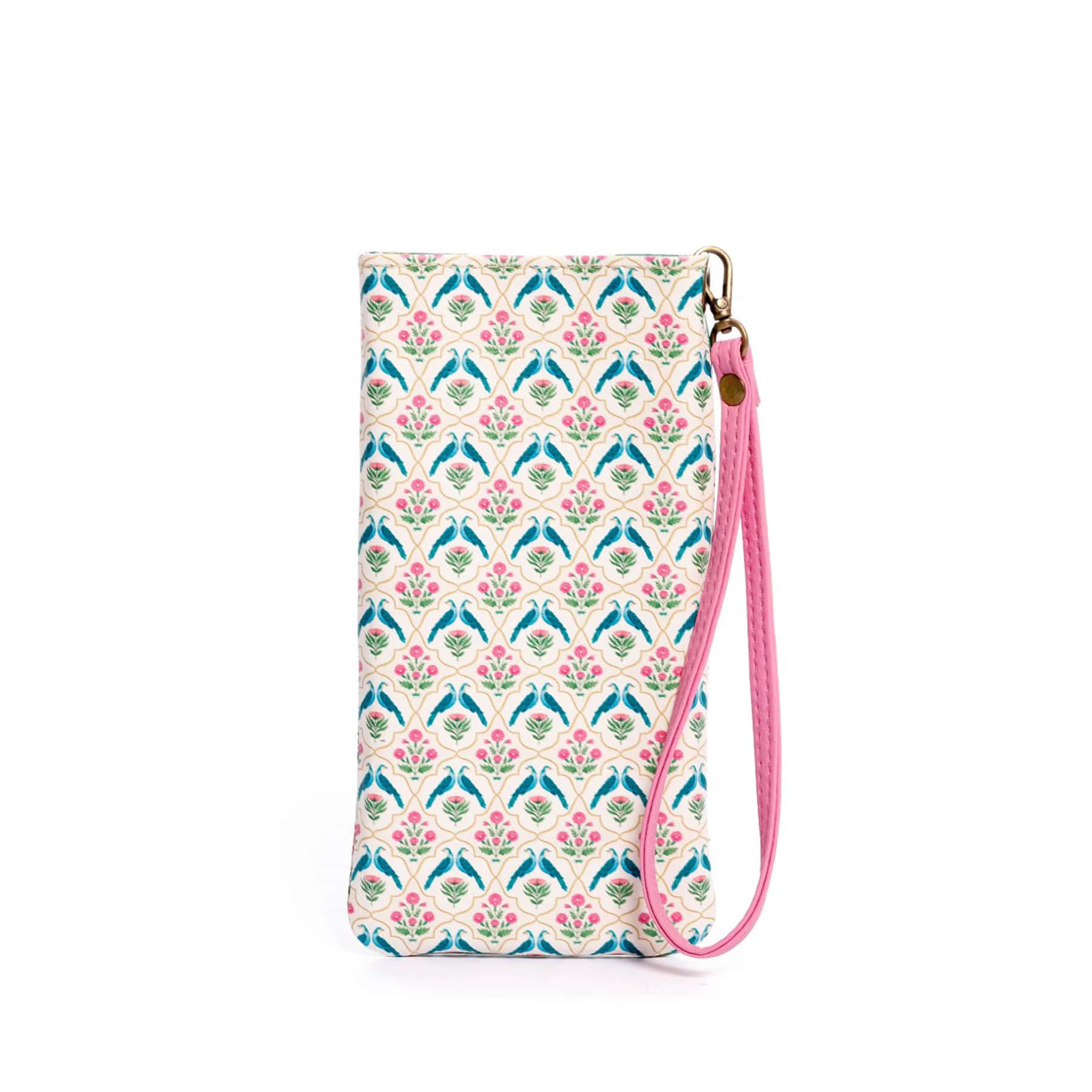 Estuche De Gafas O Celular Para Mujer Indian Garden Con Pulsera Y Broche - miniatura 2