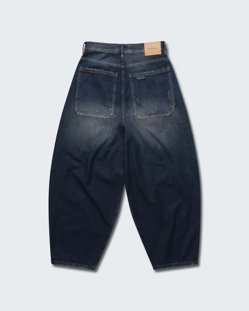 Jeans Azul Barrel Rogue Wash - miniatura 5