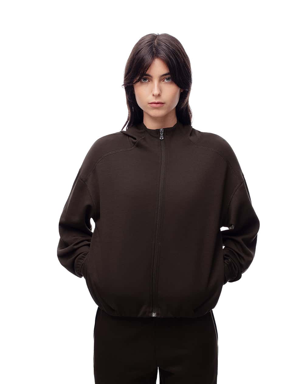 Buzo relax chocolate mujer