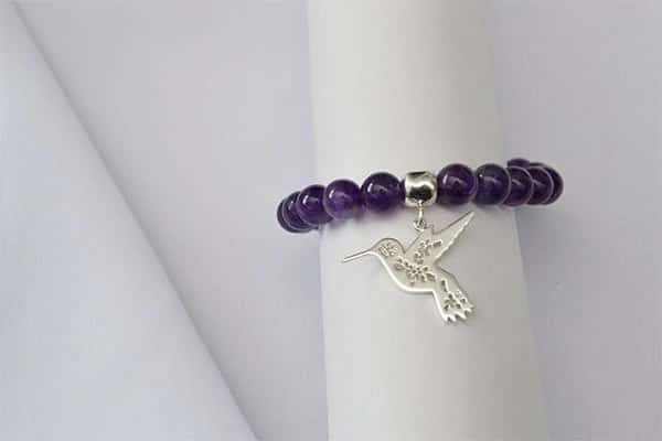 Pulsera Amatista dije Colibrí