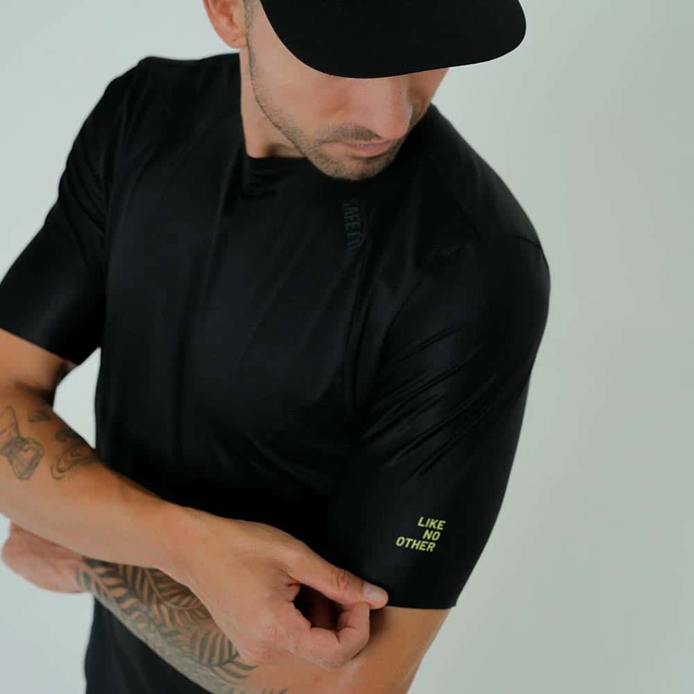 CAMISETA RUNNING MANGA CORTA PRO 405 NERO PARA HOMBRE - miniatura 5
