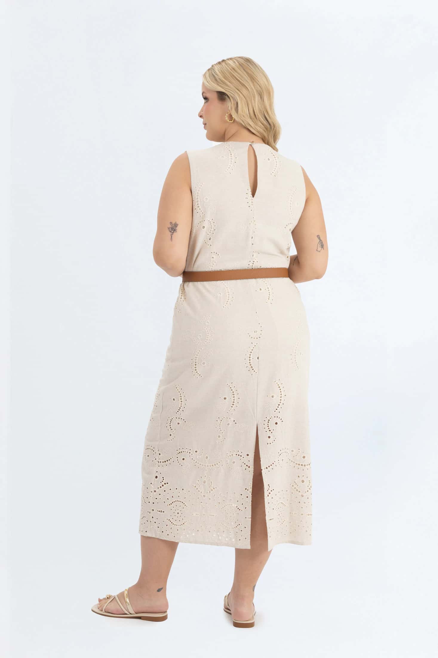 VESTIDO CON CINTURON PARA MUJER 1142661 - miniatura 2