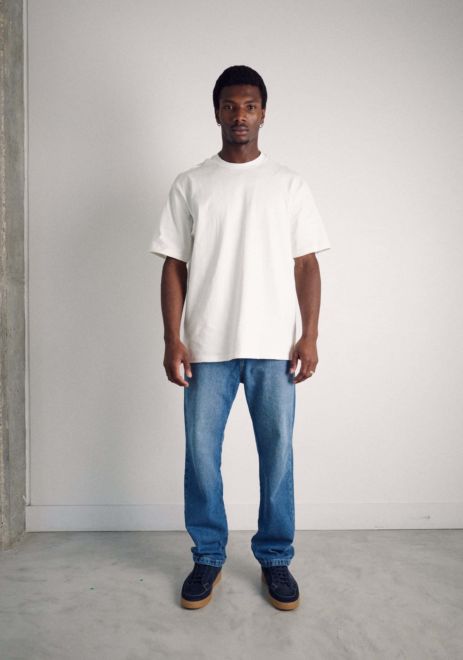 Camiseta H Premium Marfil
