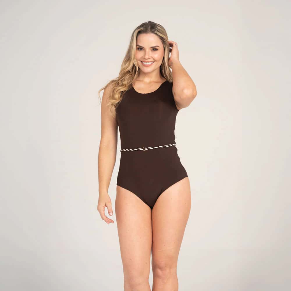 Vestido de Baño Enterizo Cappuccino.