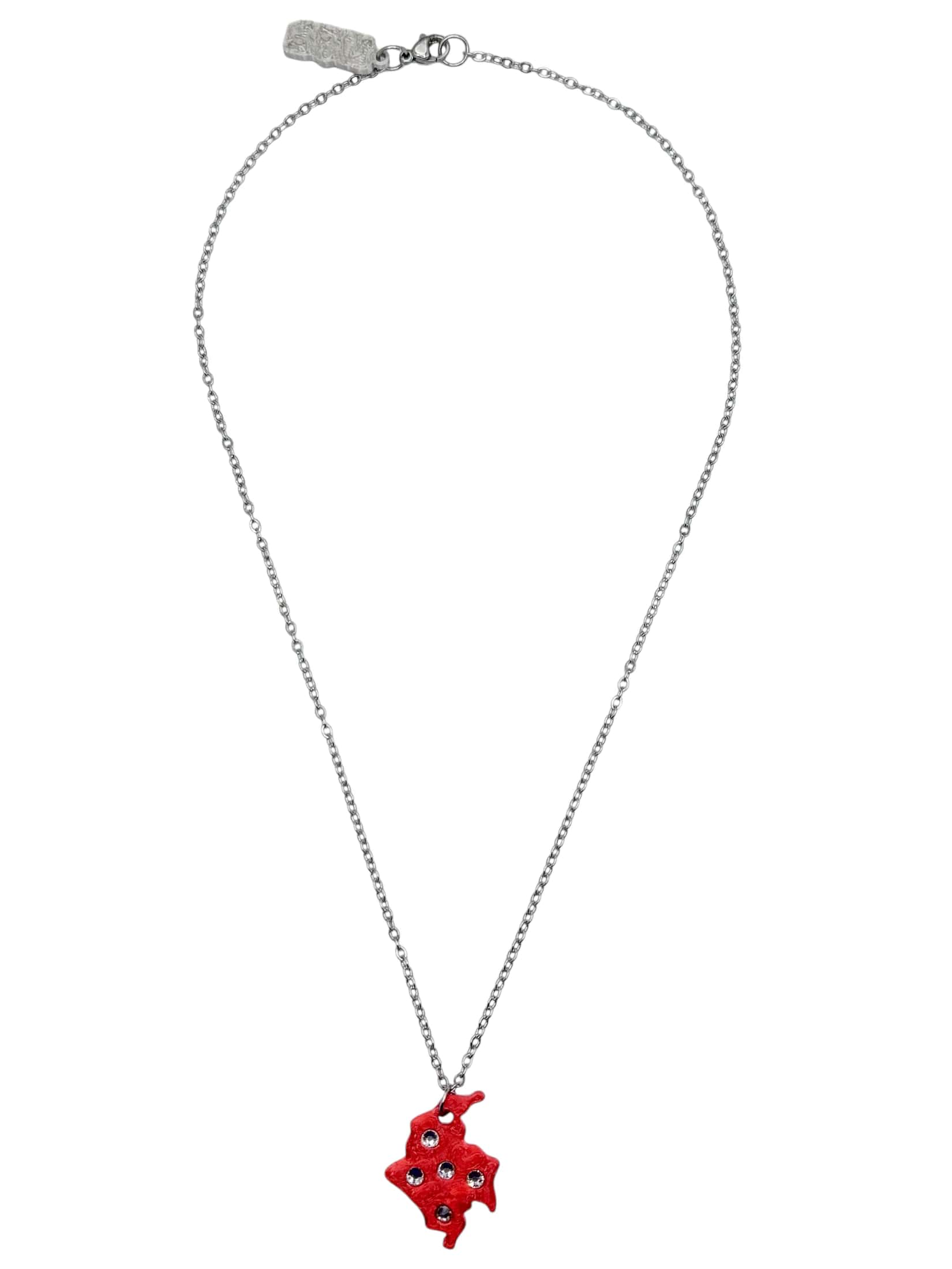 collar mapa colombia - miniatura 1