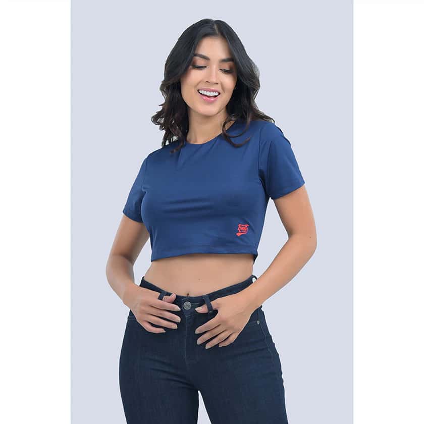 Blusa Azul Mujer