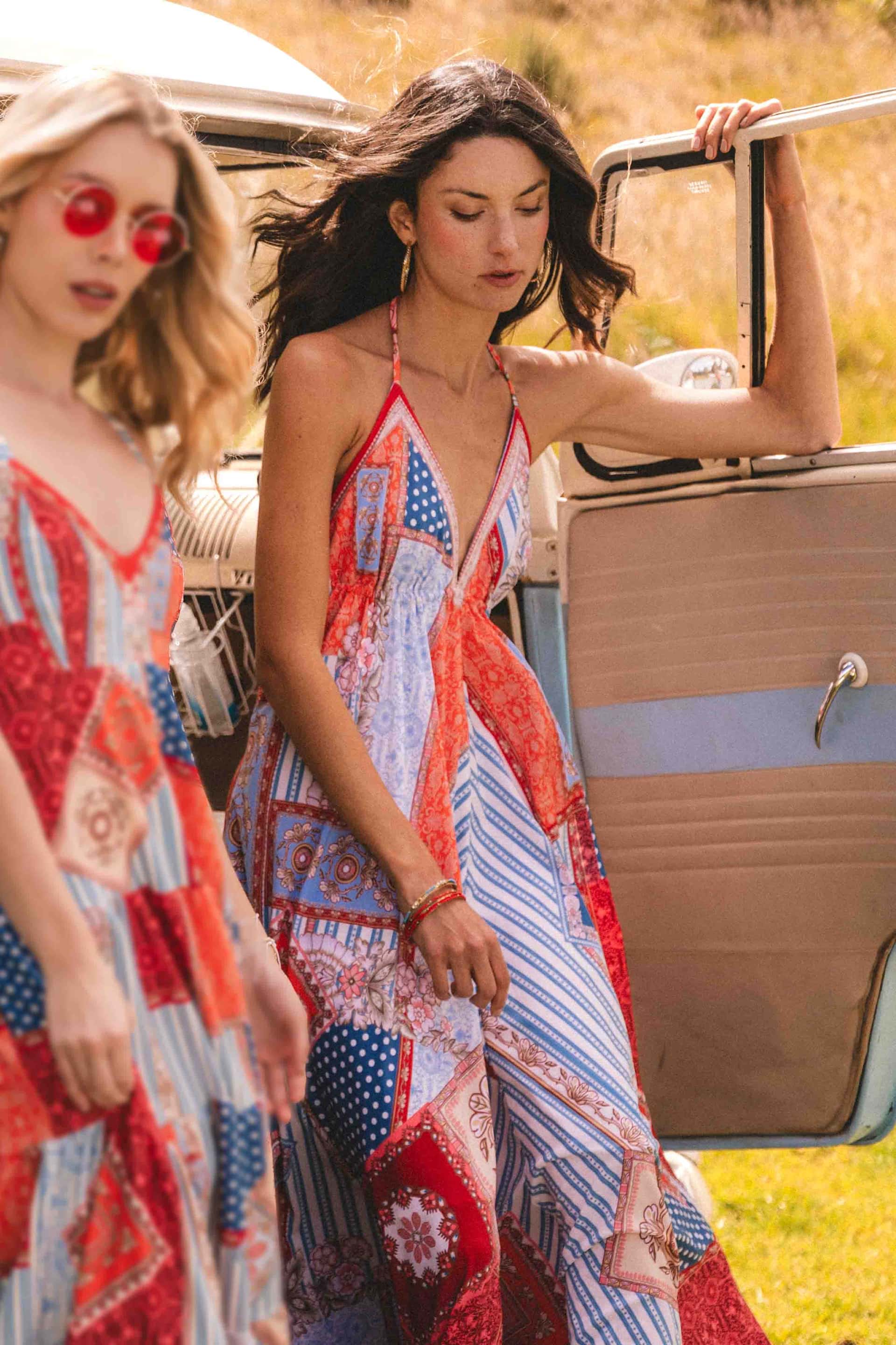 Vestido Largo Bohemia Woodstock
