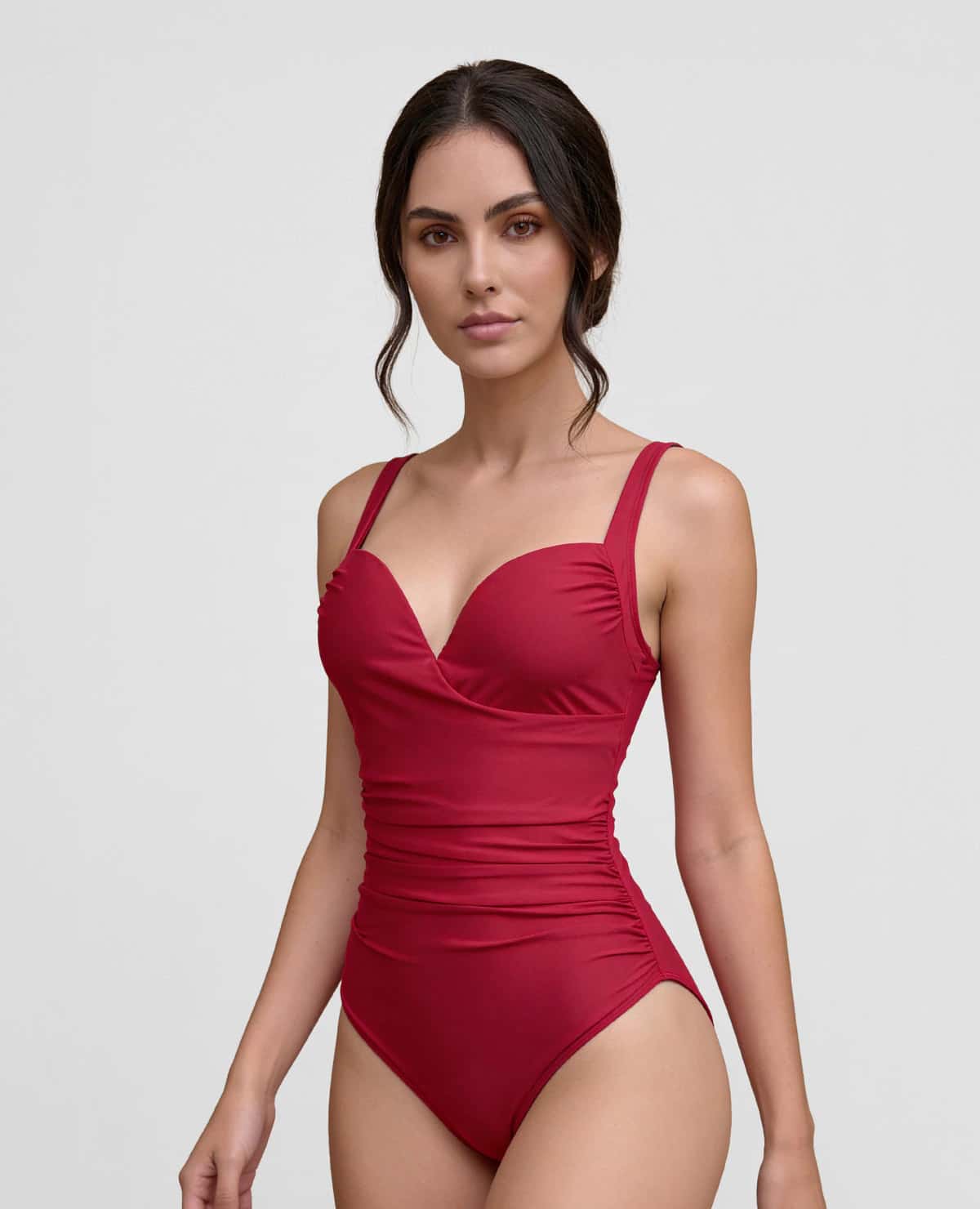Vestido de Baño Entero | Copas Fijas | Control Suave de Abdomen