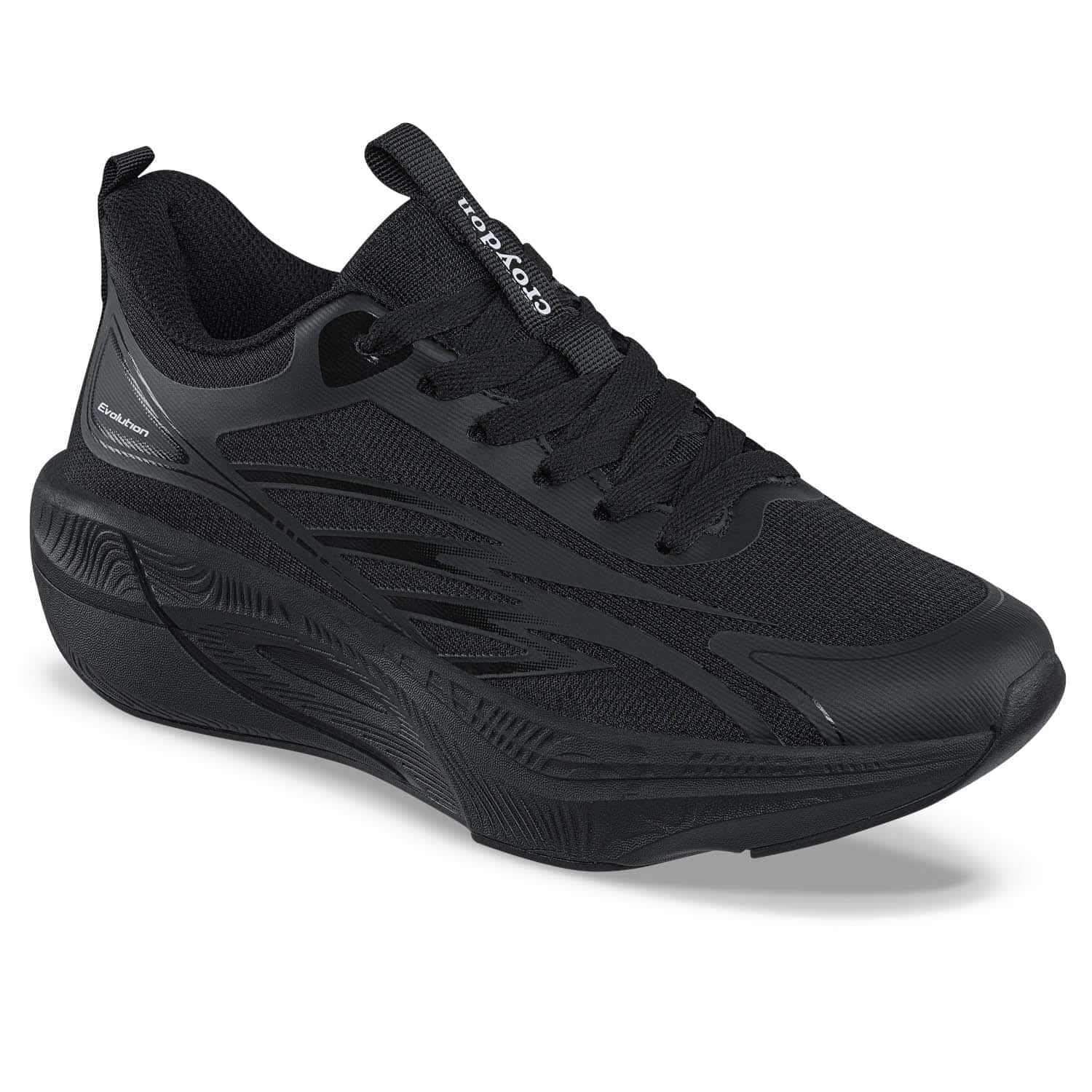 Tenis Running Brok Negro-Negro Croydon para Mujer
