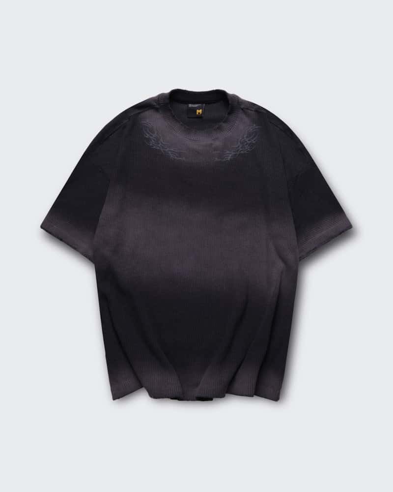 Camiseta Gris Lavada Oversize Stand - miniatura 6