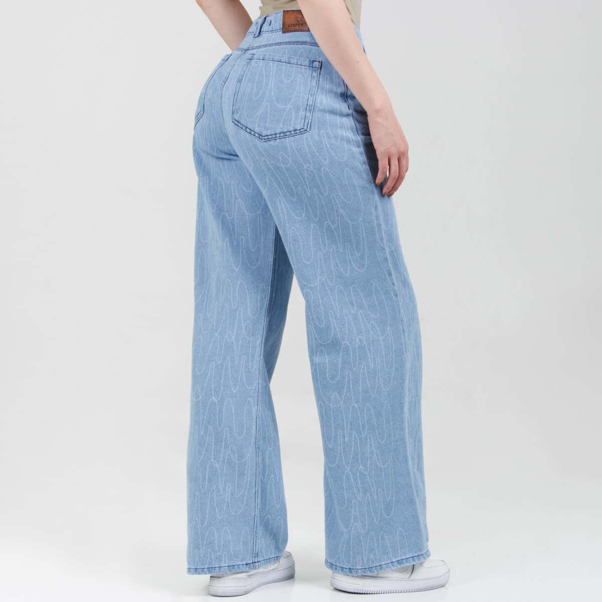 Jean Wide Leg  Ax-3077 Rigido - miniatura 4
