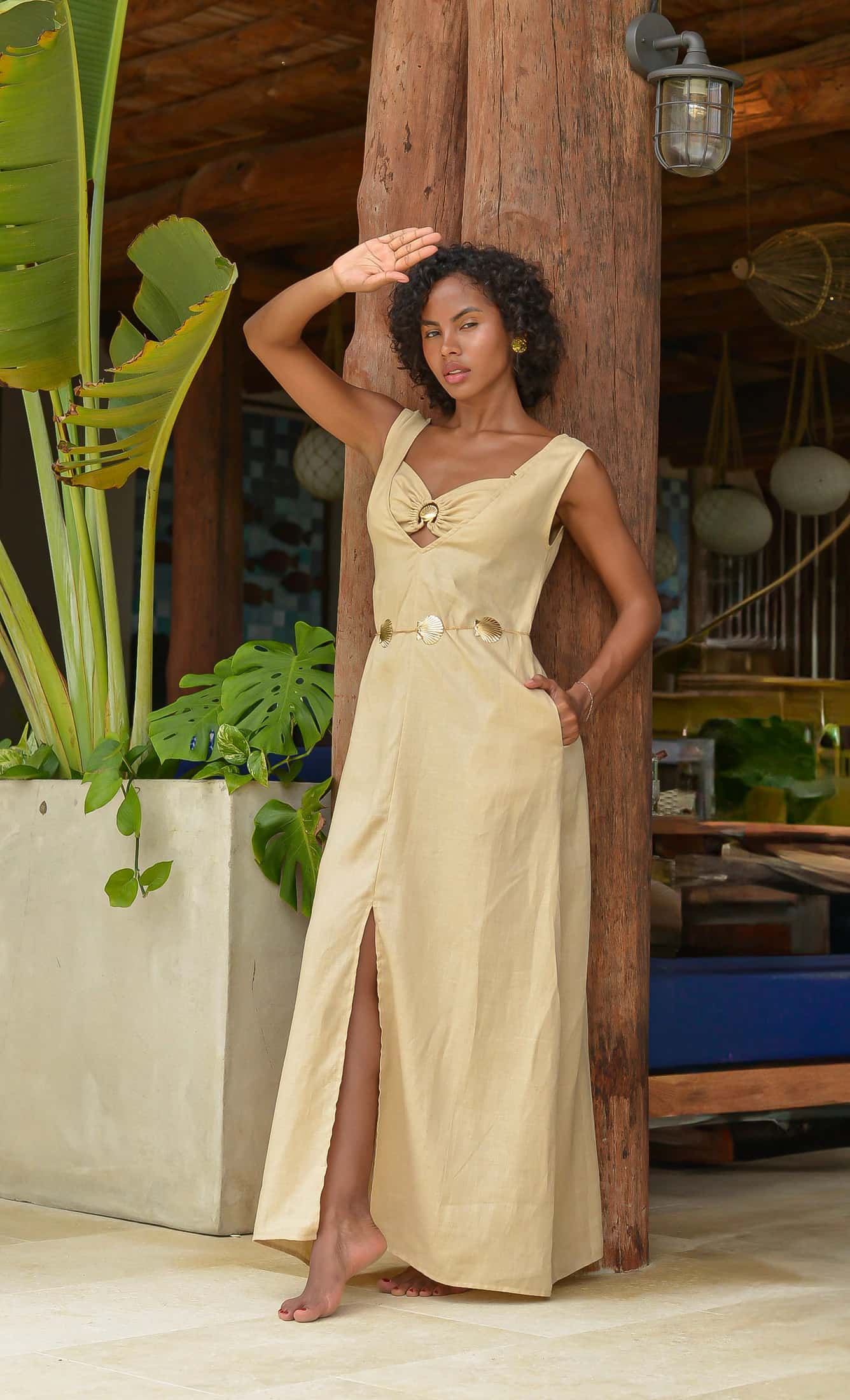 Cartagena dress - Camel