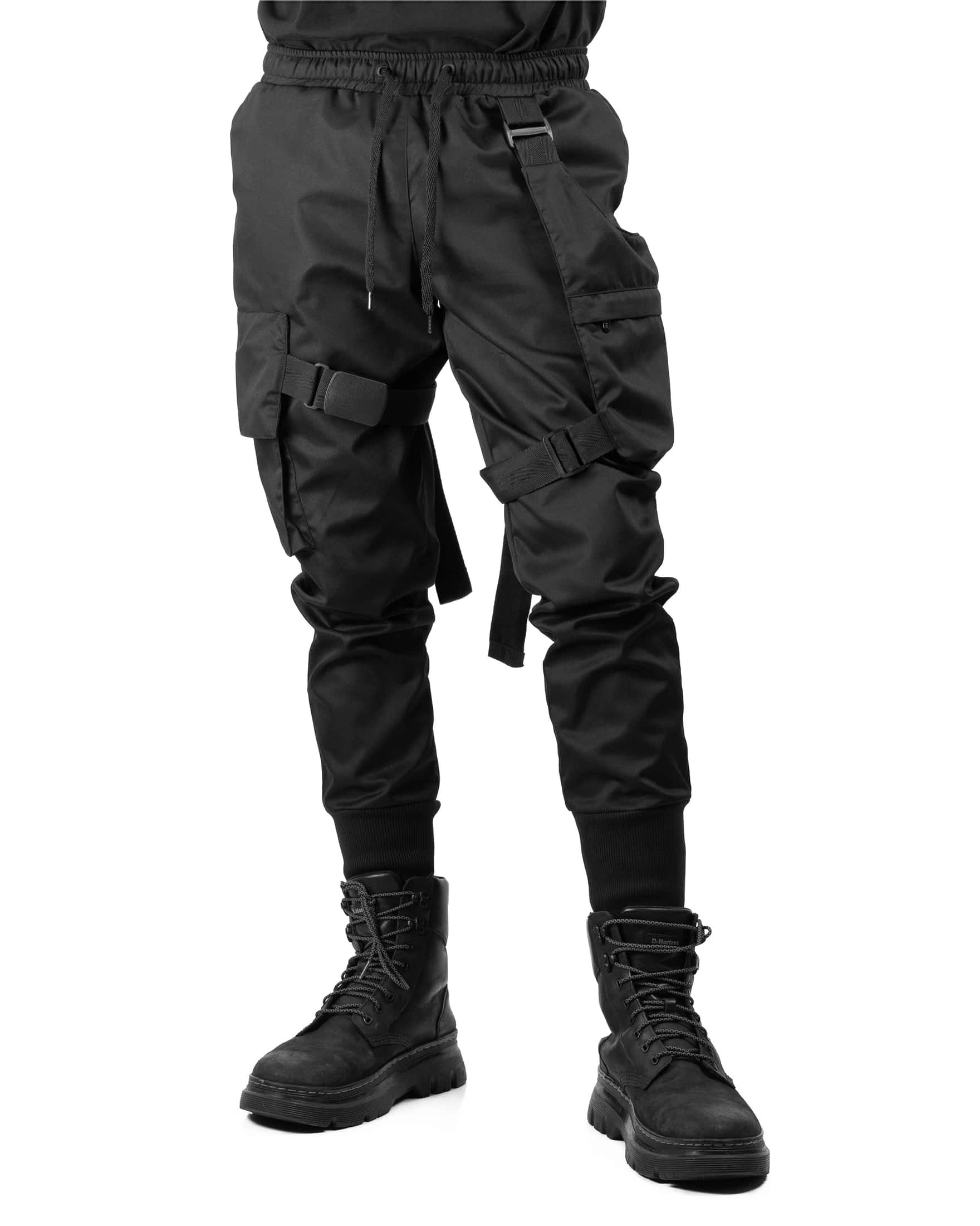 Pantalon Asimetrico Semibaggy Gabardina