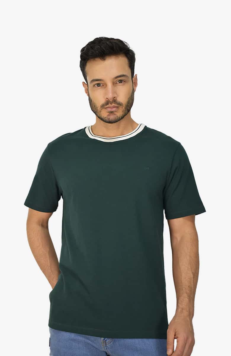 Camiseta Verde Para Hombre